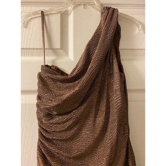 Ralph Lauren One-Sholder Shimmer Dress - Picture 4 of 12